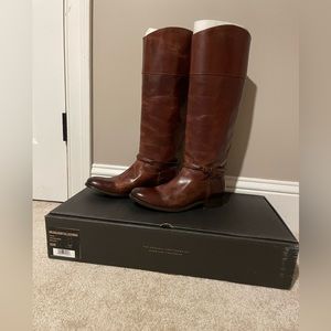 Frye Melissa Seam Tall Extended Calf Boot Size 9.5